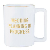 Wedding P0116 Gold Foil Organic Mug - Wedding Planning