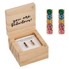 Fleur Jewelry P0163 Treasure Box Earrings - Hello Darling