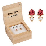 Fleur Jewelry P0164 Treasure Box Earrings - Mama