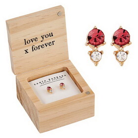 Fleur Jewelry P0164 Treasure Box Earrings - Mama