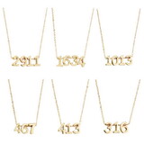 Kingdom Jewelry P0220 Filled Display - Verse Numbers Necklace - 24 pcs