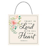 Spiritual Harvest P0290 Tin Wall Decor - Trust in the Lord