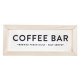 Sips P0671 Wood Sign - Coffee Bar