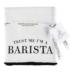 Sips P0686 Overlock Tea Towel - Trust Me I'm a Barista