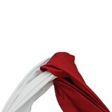 Faithworks P07299 Knotted Headband - Crimson/White
