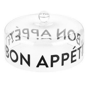 Sippin' Pretty P0747 Medium Acrylic Cake Dome - Bon Appetit