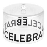 Sippin' Pretty P0748 Large Acrylic Cake Dome - Celebrate