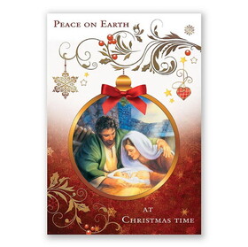 Alfred Mainzer P1537 Peace on Earth Ornament Christmas Card
