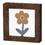 PURE Design P2133 Mini Wood Sign - Flower