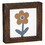 PURE Design P2133 Mini Wood Sign - Flower