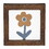 PURE Design P2133 Mini Wood Sign - Flower