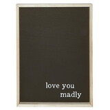 PURE Design P2137 Wood Sign - Love You Madly
