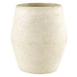 PURE Design P2138 Short Paper Mache Vase - Natural
