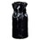 Tablesugar P2146 Cinched Ceramic Vase - Glossy Black