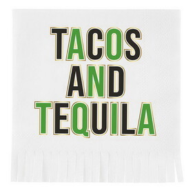 Tablesugar P2181 Cocktail Napkin - Taco and Tequila