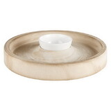 Tablesugar P2190 Chip Holder with Dip Bowl - Heart