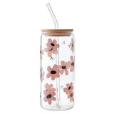Bella Glass Tumbler - Floral