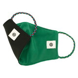 Faithworks P45319 Pom Masks - DOUBLE LAYER REVERSIBLE - Bottle Green/Black