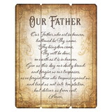 Gerffert P5355 Wood Pallet Sign - The Lord'S Prayer