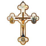 Gerffert P5360 Spiritual Warrior Wood Cross