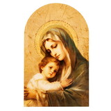 Gerffert P5367 Tender Madonna Arched Plaque