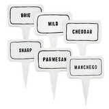 Tablesugar Ceramic Cheese Markers - Set of 6