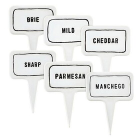 Tablesugar Ceramic Cheese Markers - Set of 6