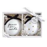 PURE Design P5699 Glass Ornament - Peace on Earth