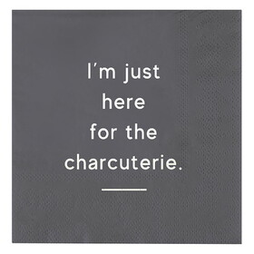 Tablesugar P5807 Cocktail Napkins - Just Here For The Charcuterie