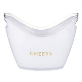 Sippin' Pretty P6509 Acrylic Beverage Bucket - Cheers