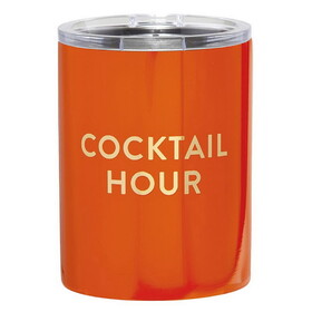 Sippin' Pretty Stainless Steel DOF Tumbler - Cocktail Hour