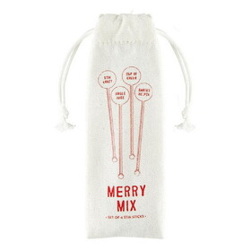 Faithworks P6980 Face to Face Stir Sticks - Merry Mix - Set of 4