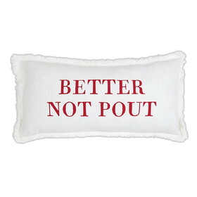 Faithworks P7007A Lumbar Pillowcase - Better Not Pout