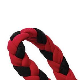 Faithworks P70305 PomBraid Headband - Black/Red