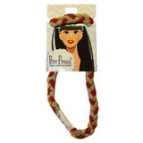 Faithworks Pom Braid Headband - Brick Red/Vegas Gold