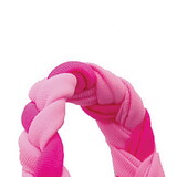 Faithworks P71207 Double PomBraid Headband - In the Pink - Powder Pink/Tropic Pink