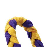 Faithworks P71335 Double PomBraid Headband - Purple/Yellow Gold