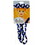 Faithworks Double Pom-Braid Headband - Black/Royal Blue/White