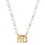 Creed P7163 Pearly Mother And Sacred Scapular Necklace