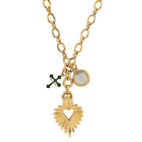 Creed P7167 Sacred Heart Charm Necklace