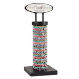 Kingdom Jewelry Filled Display - Woven Cross Charm Bracelets - 72 pcs