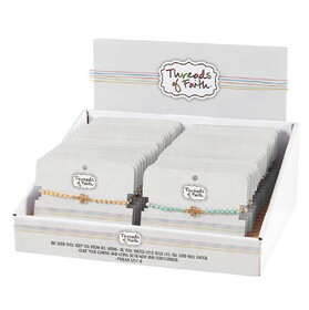 Kingdom Jewelry Filled Display - Guardian Angel Bracelets - 36 pcs