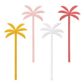 Slant P9021 Acrylic Stir Sticks - Palm Trees