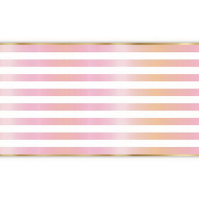 Slant P9030 Foil Paper Table Runner - Birthday Stripe