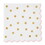 Slant P9031 Foil Scallop Napkin - Gold Dot
