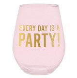 Slant P9039 Jumbo Stemless Wine Glass - Everyday is a Party