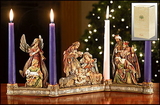 Christian Brands PD024 Nativity Candleholder