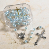 Creed PD078 Blue Baptism Rosary