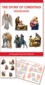 Aquinas Press PS065 The Story Of Christmas Sticker Book