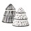PURE Design Ceramic Salt + Pepper Tree Shakers
